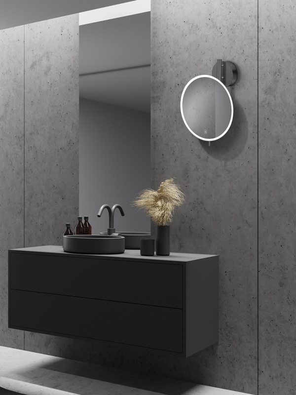 cosmetic bathroom led mirror by sanco