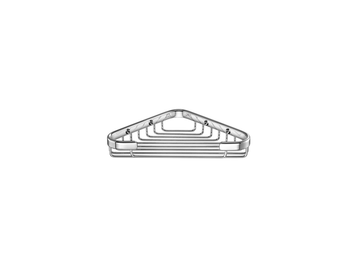 Corner shower basket