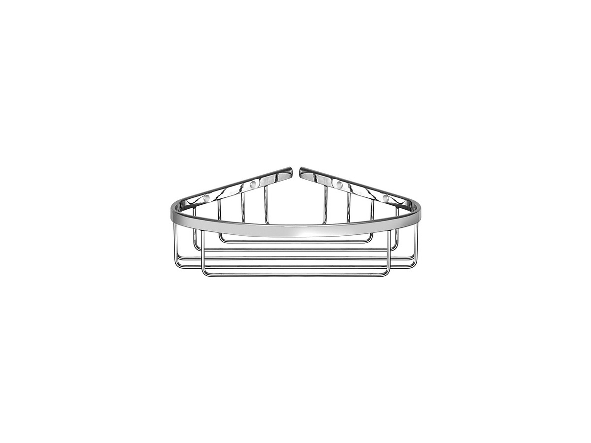 Corner shower basket